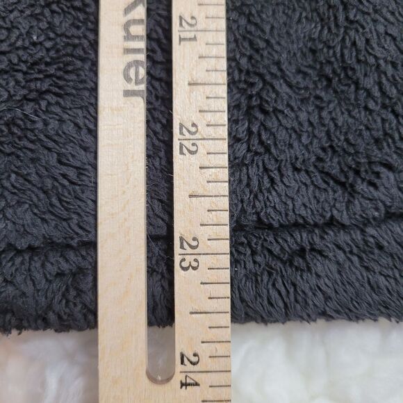 The North Face Womens Jacket Size M Embroidered Full Zip Up Black Fleece - Picture 10 of 12